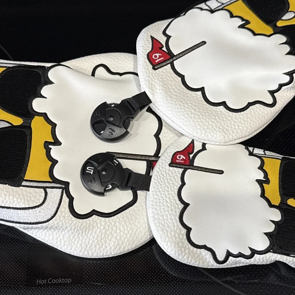 SET of THREE (3) Driver, Fairway Wood, Hybrid Club HEAD COVERS * NEW‎ D9